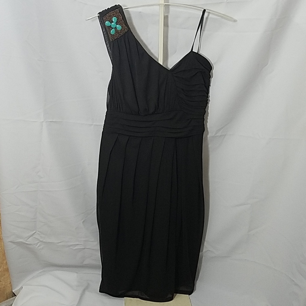 Torrid One Shoulder Brown Dress